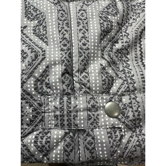 Prana Lily Puffer Jacket Gull Flurry Gray Geometric Women's Medium NWT Outdoors - Picture 10 of 15